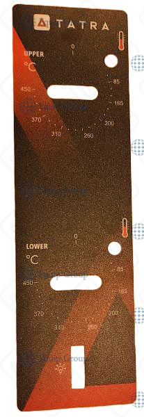 НАКЛЕЙКА ПАНЕЛИ УПРАВЛЕНИЯ ПЕЧИ ДЛЯ ПИЦЦЫ TATRA TPO E015ETKT-04