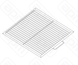 РЕШЕТКА INOX ДЛЯ M120 JOSPER 76X51СМ 240025