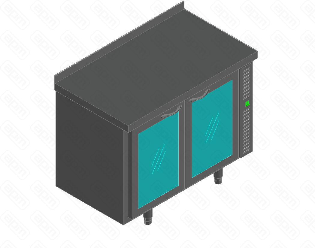 СТОЛ С ОХЛШКАФОМ СО СТЕКЛДВЕРHICOLD SNG 11 HT P БЕЗ АГРЕГАТА