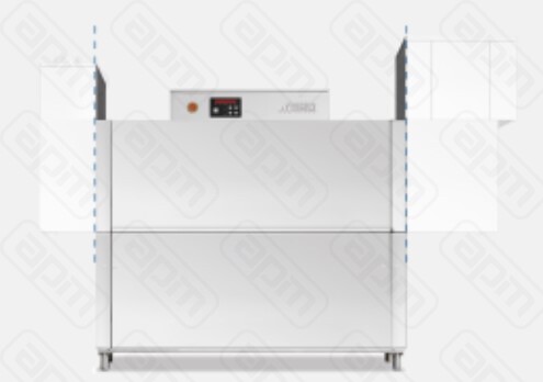 МАШИНА ПОСУДОМОЕЧНАЯ DIHR RX 164 E SXDR24DDEXP  ДЕЛЕНИЕ 2 ЧАСТИ