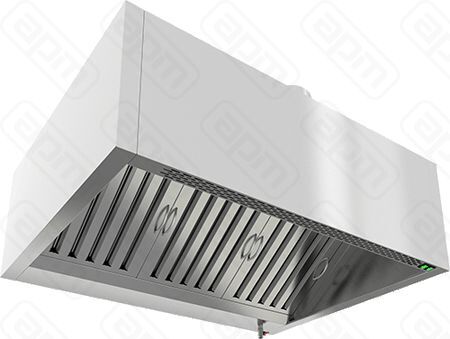 ЗОНТ ВЫТЯЖПРИСТЕННЫЙ ЗКВПО-12509 КОРОБЧАТЫЙ