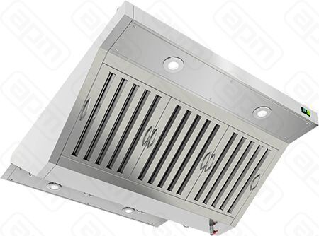 ЗОНТ ВЫТЯЖ ОСТРОВНОЙ ЗВООК-1212