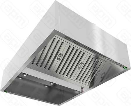 ЗОНТ ВЫТЯЖОСТРОВНОЙ ЗКВОО-1414 КОРОБЧАТЫЙ