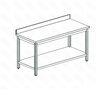 СТОЛ ПРОИЗВОДСТВЕННЫЙ APACH CHEF LINE LWT613SHU