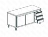 СТОЛ ПРОИЗВОДСТВЕННЫЙ ЗАКРЫТЫЙ APACH CHEF LINE LWC621SH2SDDR
