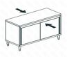 СТОЛ ПРОИЗВОДСТВЕННЫЙ ЗАКРЫТЫЙ СКВОЗНОЙ APACH CHEF LINE LWC622SH2SDPT