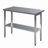 СТОЛ РАБОЧИЙ БЕЗ БОРТА НЕРЖ СВАРНОЙ 1000Х600Х850 695161011-03