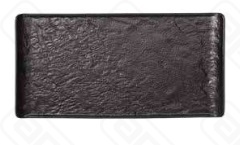 Тарелка прямоугольная 335х205см VULCANIA BLACK VU034330779