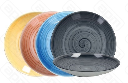 Тарелка глубокая 30см GIOTTO BRICK RED CP023301053