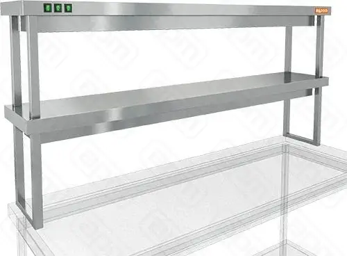 Полка тепловая тип ТР 2К-18353 двухъярусная комбинированная