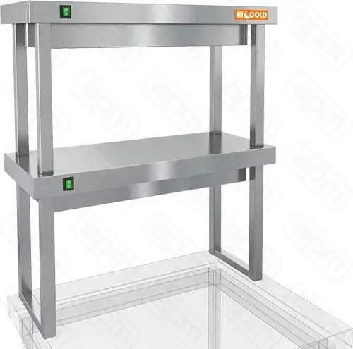 Полка тепловая тип TP 2-73 двухъярусная