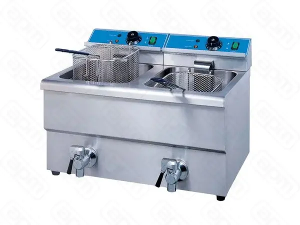 Фритюрница EKSI серии HEF-12L-2 с краном