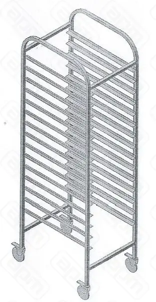Стеллаж трансп тмWLBake серии TR модTR-15 600х400сб-разнж650х410х1800загрпо ширст