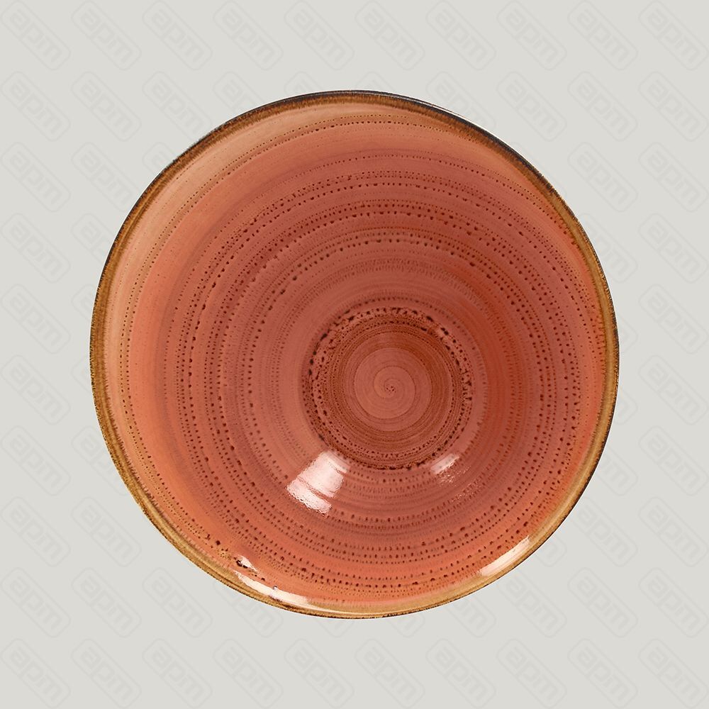 Ассиметричная тарелка RAK Porcelain Twirl Coral 16 л 2914 см