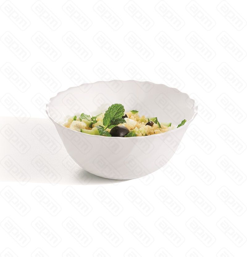 Салатник Luminarc Trianon 800 мл d18 см h 8 см стеклокерамика белый цвет ARC