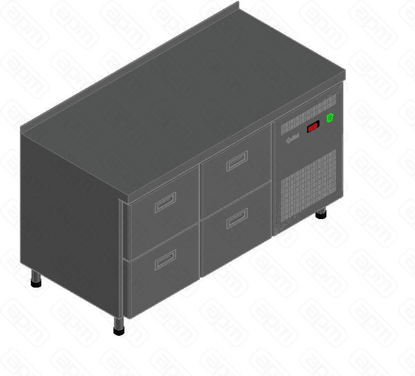 СТОЛ С ОХЛАЖДШКАФОМ СХС-70-01 24110013300