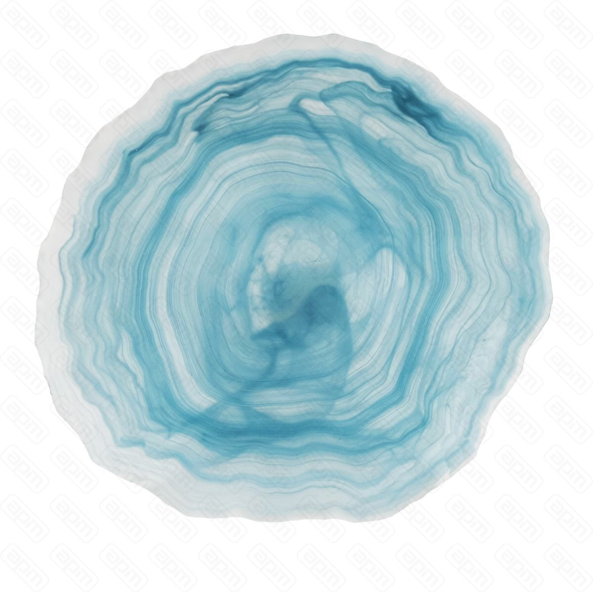 Тарелка матовая d24 h2 смматериал cтеклосерия Blue Sunset PL