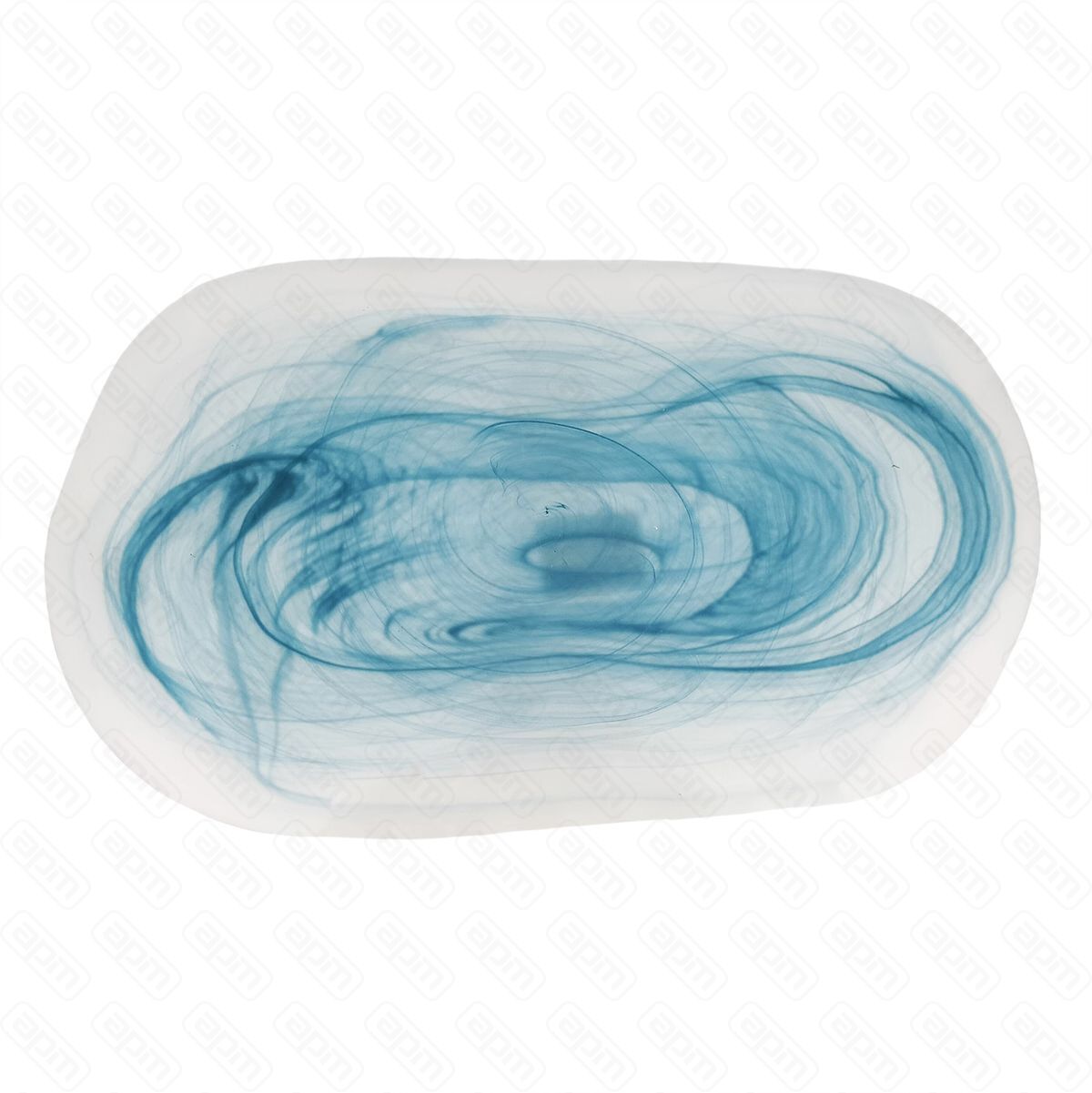 Тарелка-блюдо матовое 21115 см  h2 смматериал cтеклосерия Blue Sunset PL