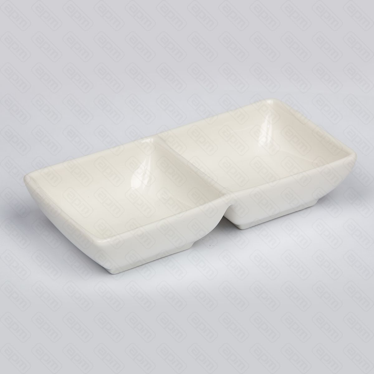 Соусник двойной 1473 cм 7070 мл фарфор PL Proff Cuisine