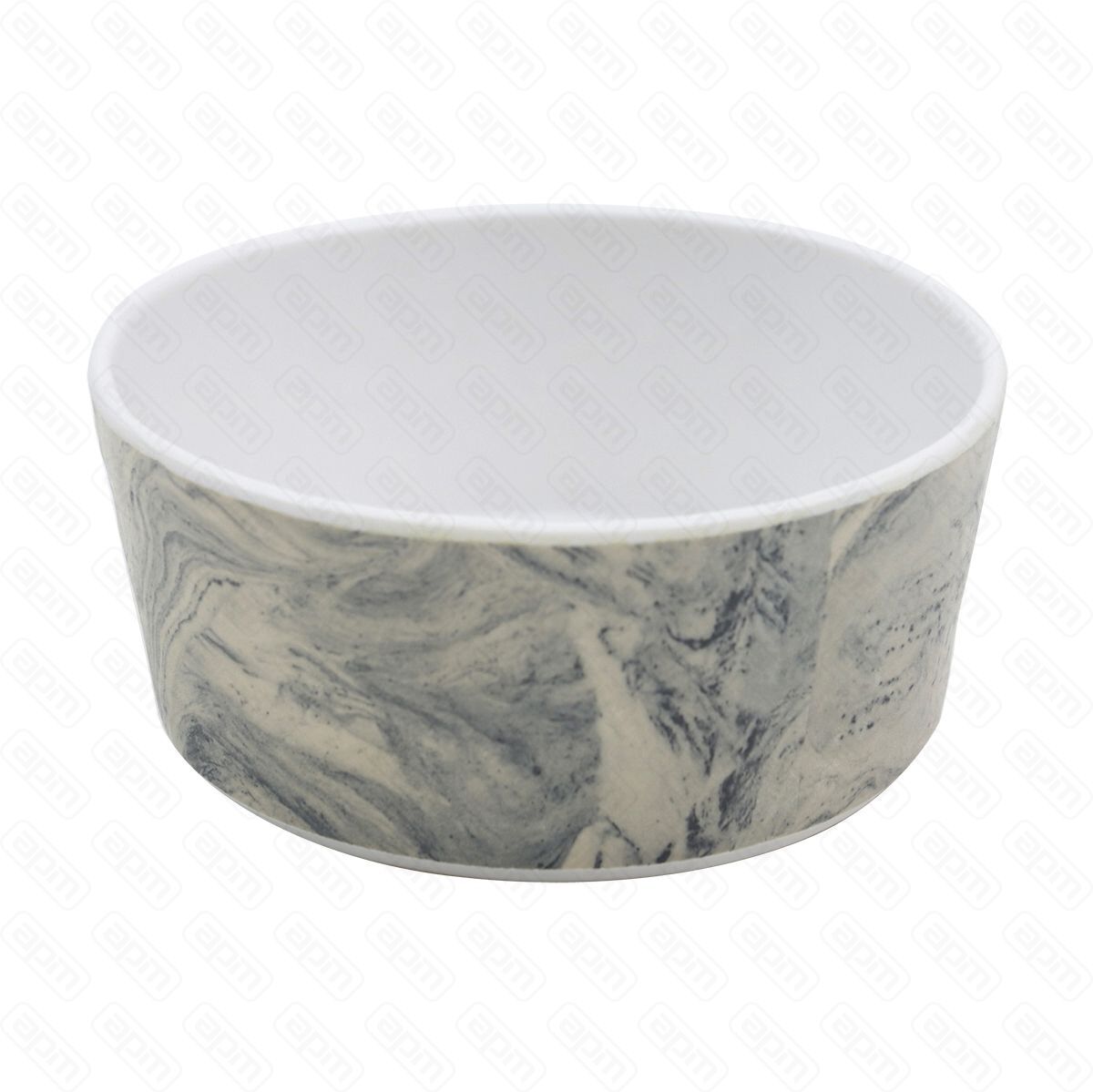 Салатник меламиновый 12847см  PL STREAMER GREY