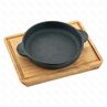 Сковородка чугунная на деревянной подставкедля подачи 2052534 cм PL-ProffCuisine