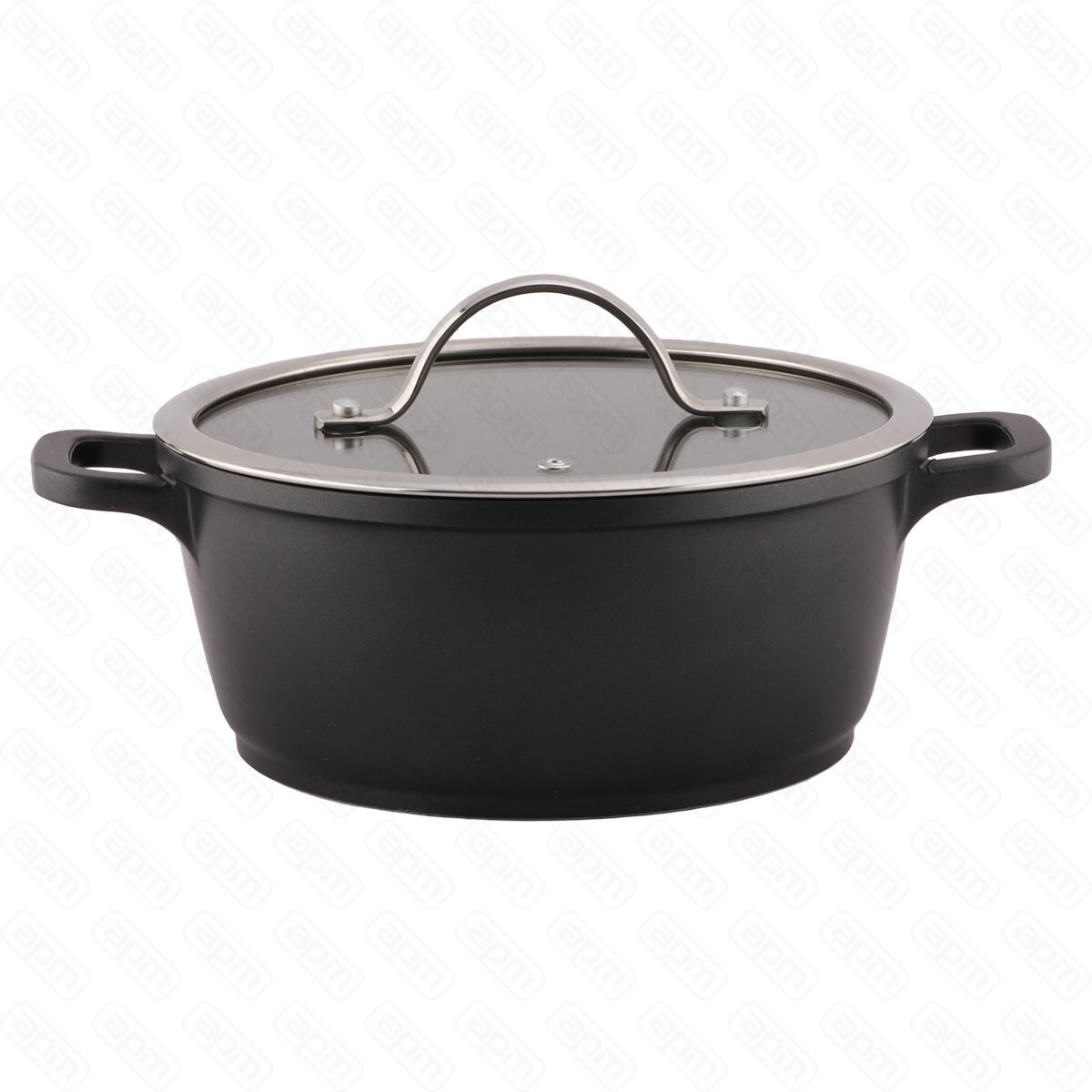 Кастрюля с крышкой 23л 2085 сминдукцияалс антипригарным покрытиемлитая  PL Proff Cuisine