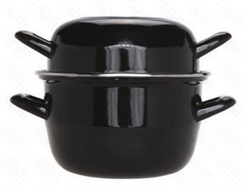 Кастрюля для мидийчерная d16 см 17л PL