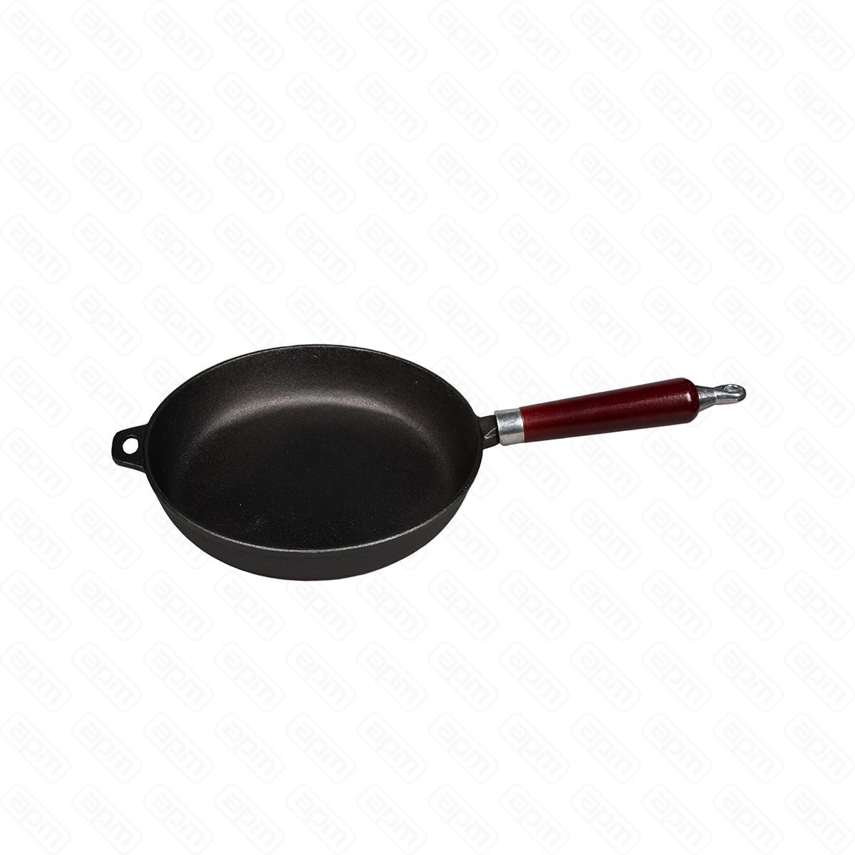 Сковорода чугунная с деревянной ручкой 20см PL