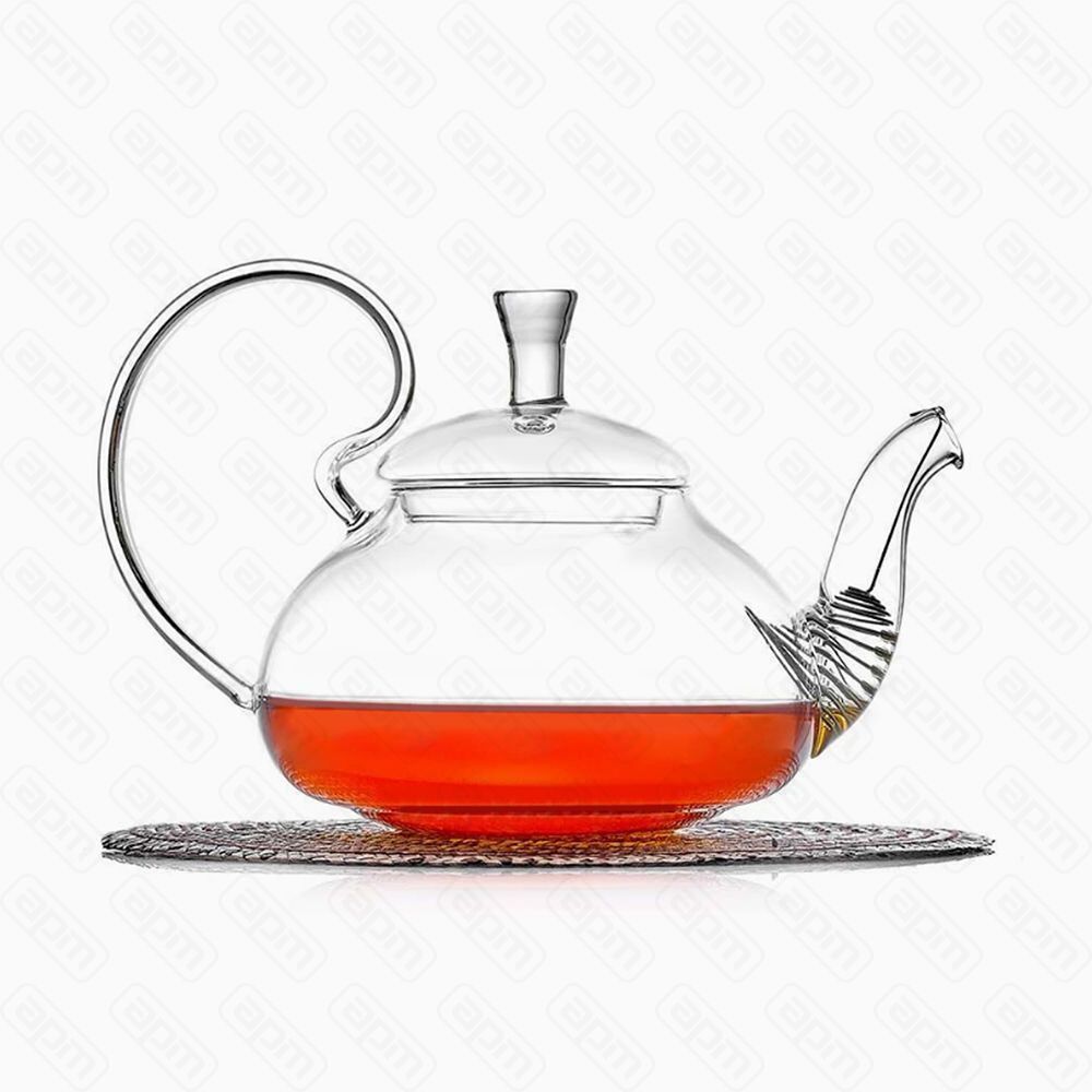 Чайник заварочный с фильтром Георгин 600 мл термостекло PL