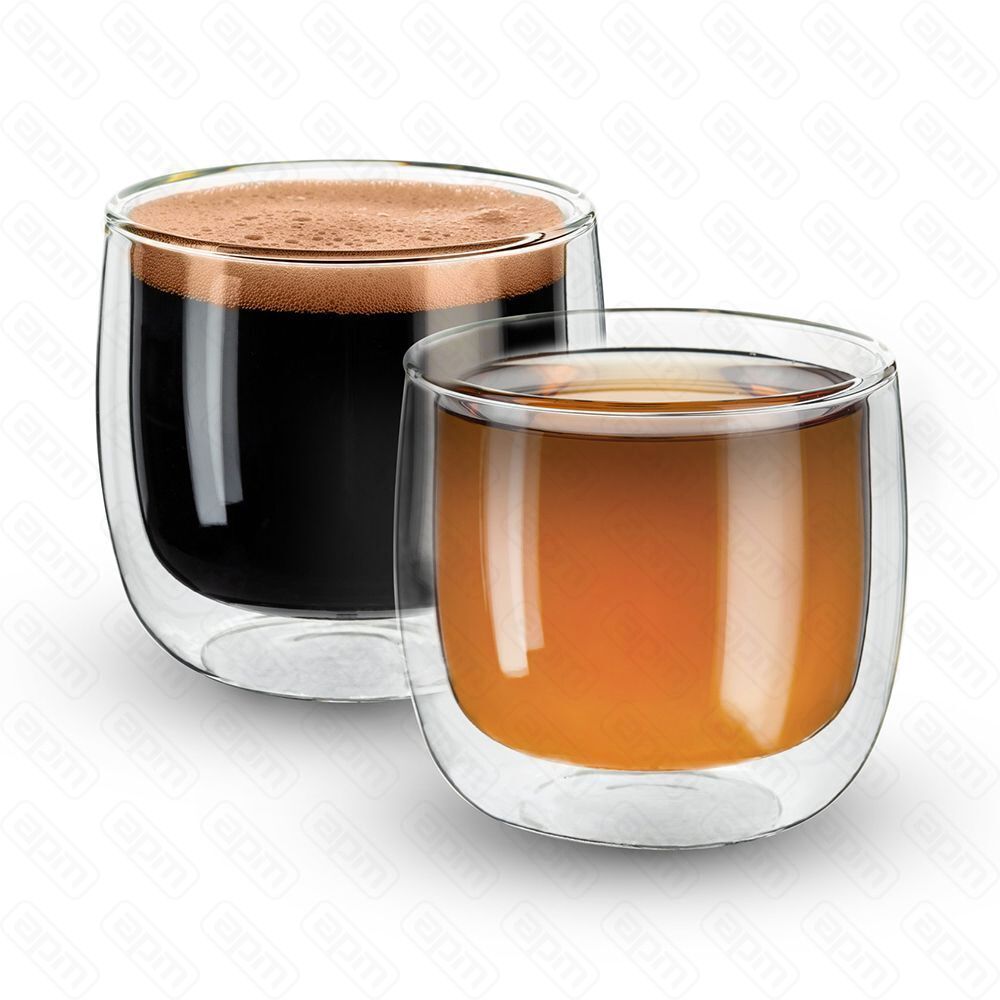 Стакан с двойными стенками термостекло 270 мл PL