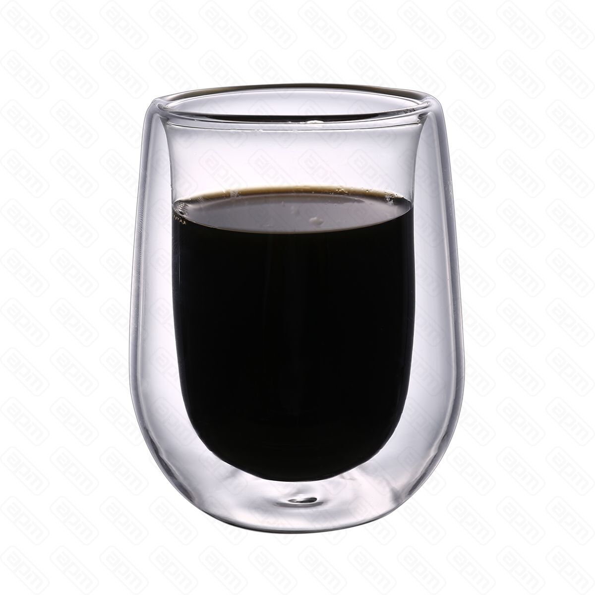 Набор кружек 2шт200 мл термостойкое стекло двойные стенки PL