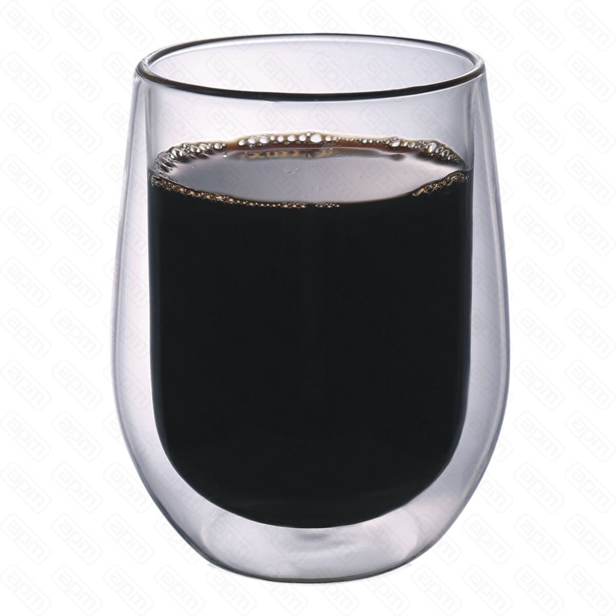 Набор кружек 2шт300 мл термостойкое стекло двойные стенки PL