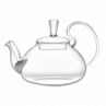 Чайник 400 мл термостойкое стекло PL