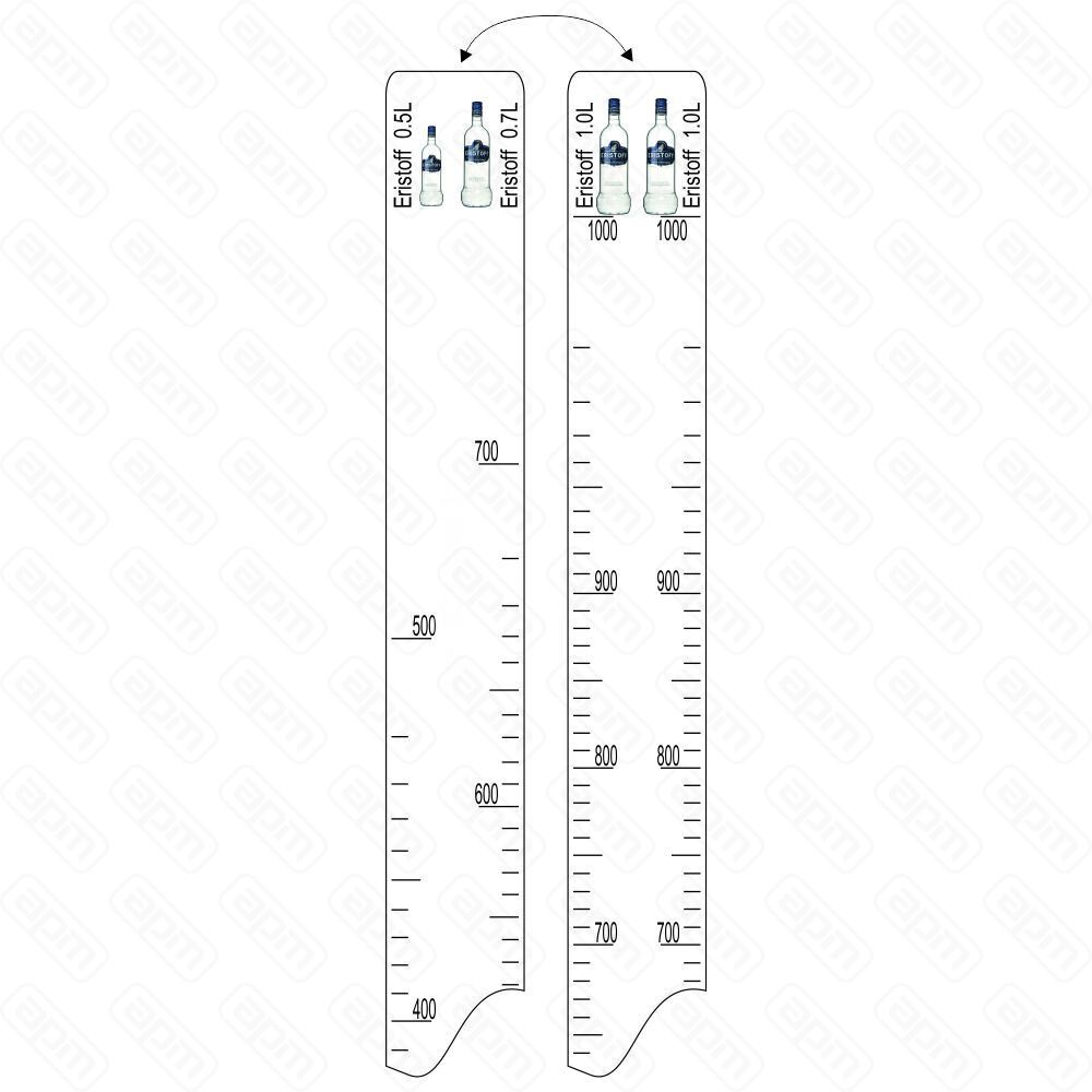 Барная линейка Eristoff 500мл700мл1л PL Proff Cuisine