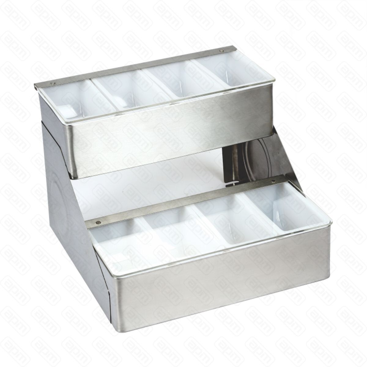 Контейнер для фруктов металлический корпус 8 отдел PL - BarWare