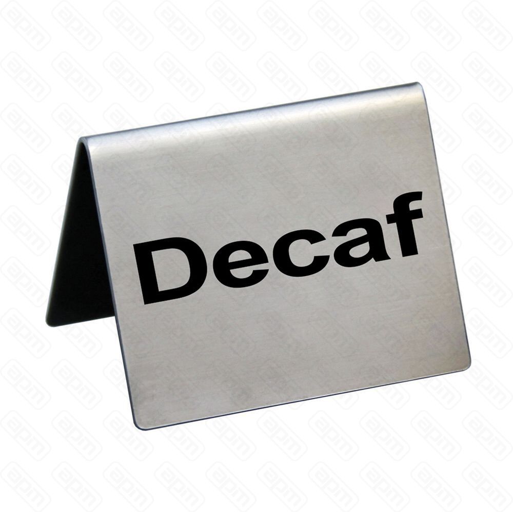 Табличка Decaf 54 см сталь PL Proff Cuisine