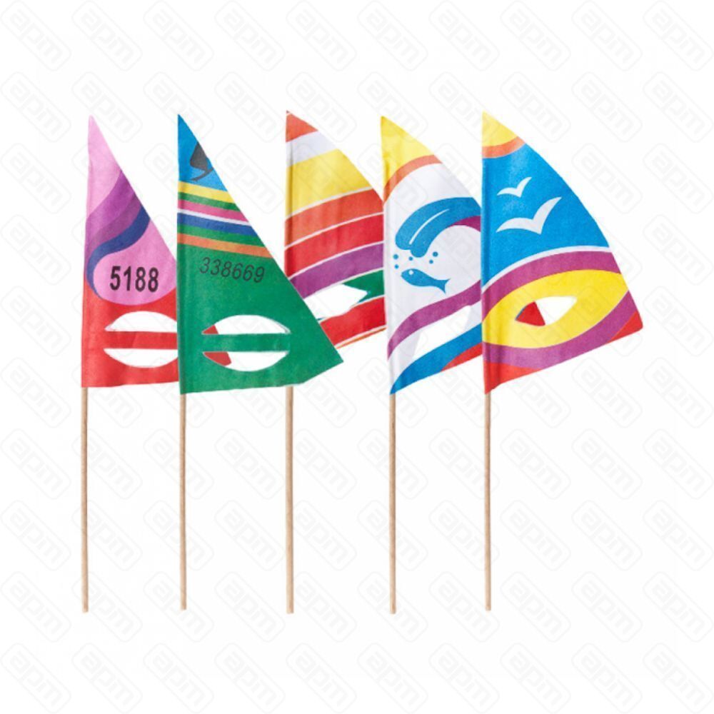 Декорация-шпажка Паруса 18 см дерево 100 шт Garcia de PouИспания