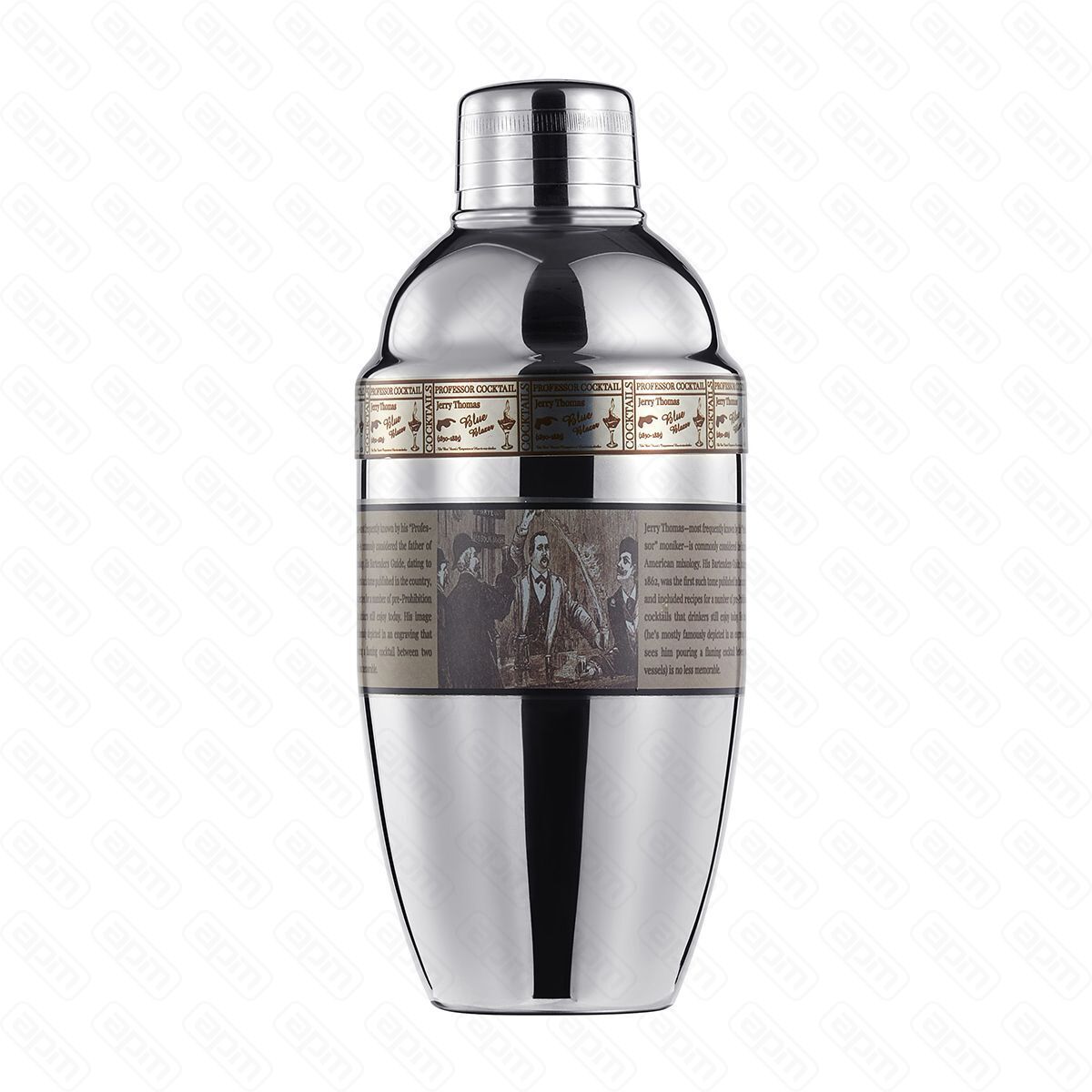 Шейкер барный Jerry Thomas Cobbler 500 мл  PL- Barbossa