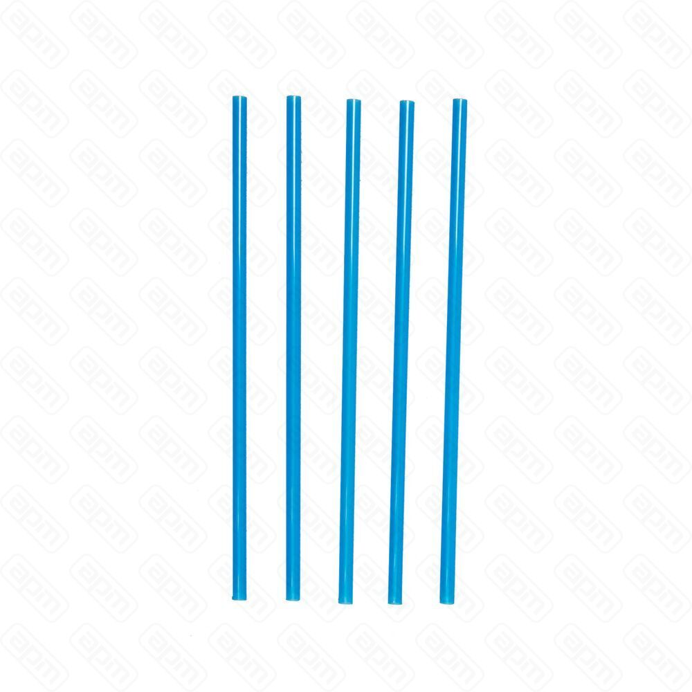 Трубочки для коктейля без изгиба синие 24 см d 6 мм 250 шт