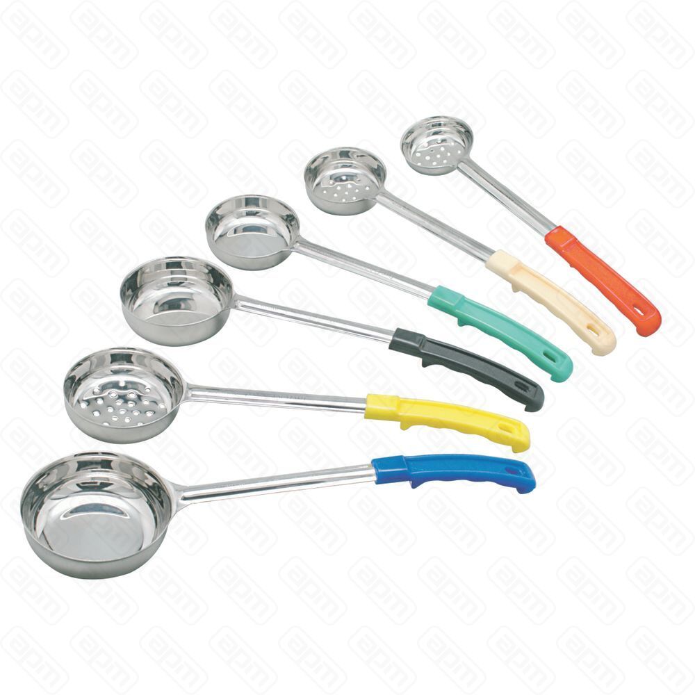 Ложка для соусаплоская 120 мл ручка зеленая PL Proff Cuisine