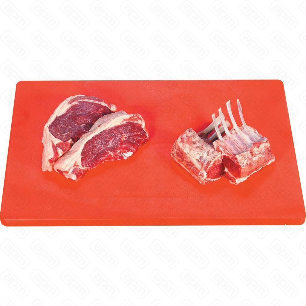 Доска разделочная 403018 см красная пластик PL Proff Cuisine