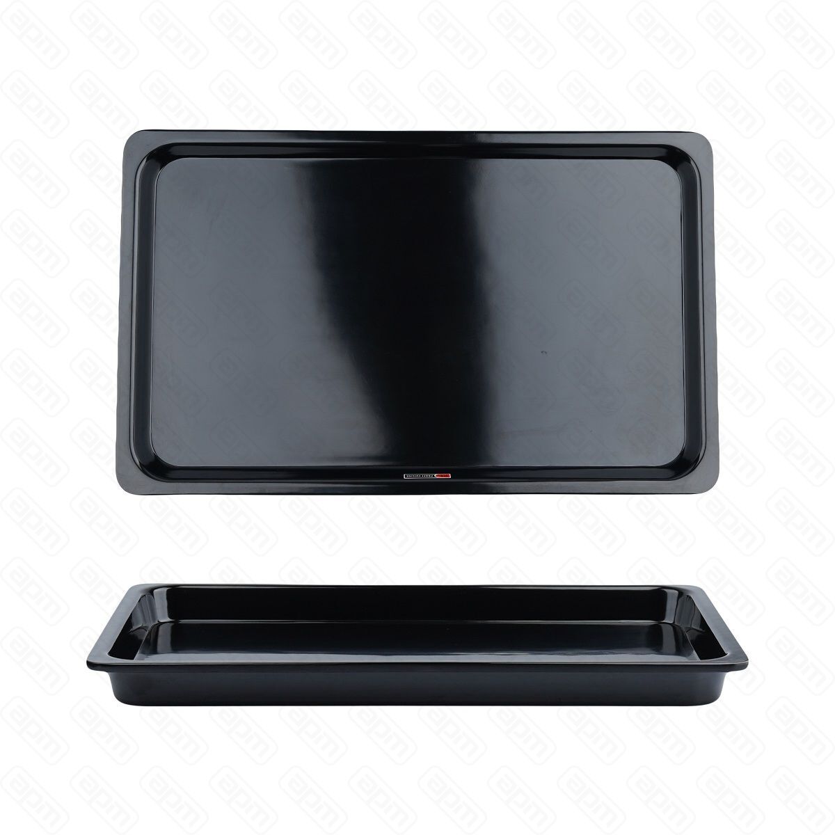 Гастроемкость меламиновая черная 11-h 4см   PL