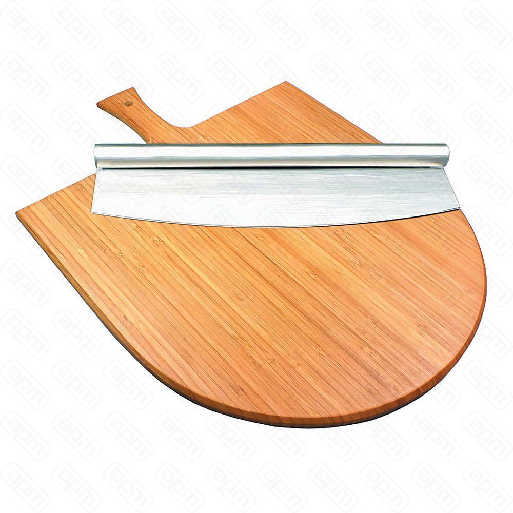 Набор для подачи пиццы d 35 см доска бамбуковая с ручкой  нож