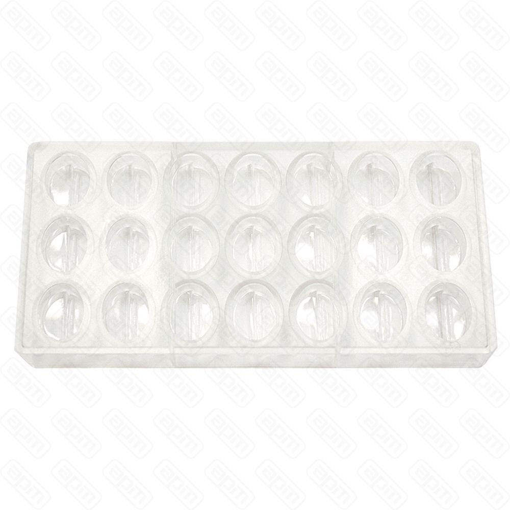 Форма для шоколада Овал 21 ячейка 352712 мм поликарбонат PL Proff Cuisine