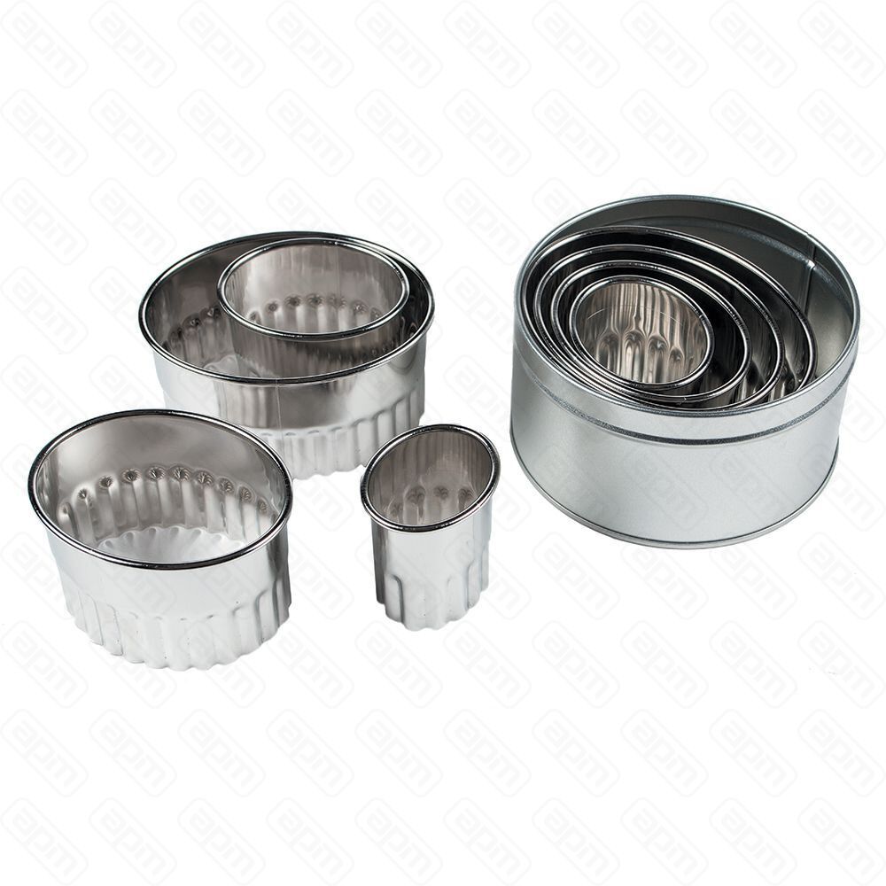 Набор кондитерских форм Овал рифленый 8 шт h 5 см 4232 54 646 753 86 8568 95