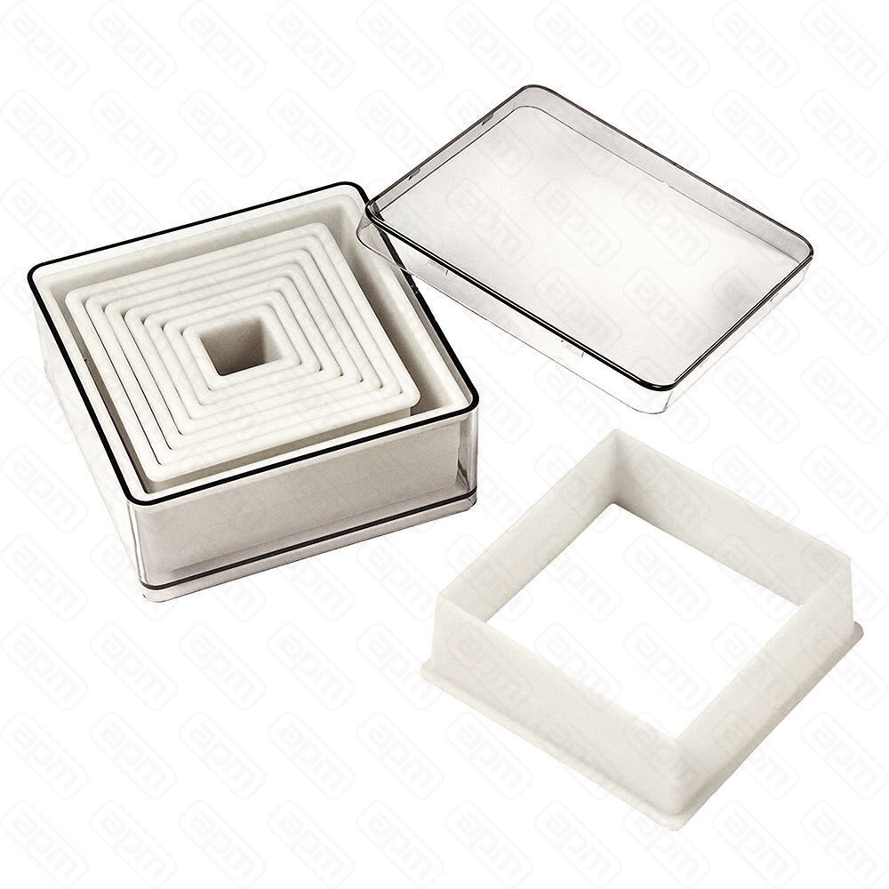 Набор кондитерских форм Квадрат высота 35 см 9 шт нейлон PL Proff Cuisine