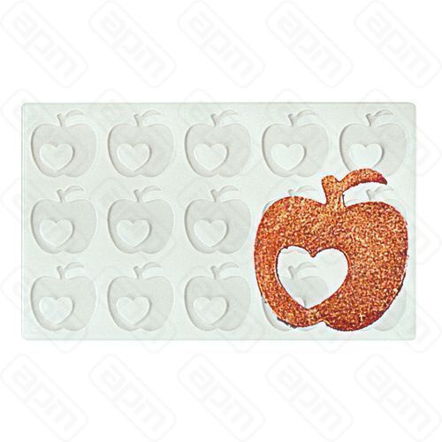Силиконовая форма Яблоко 15 ячеек 4040 мм PL Proff Cuisine