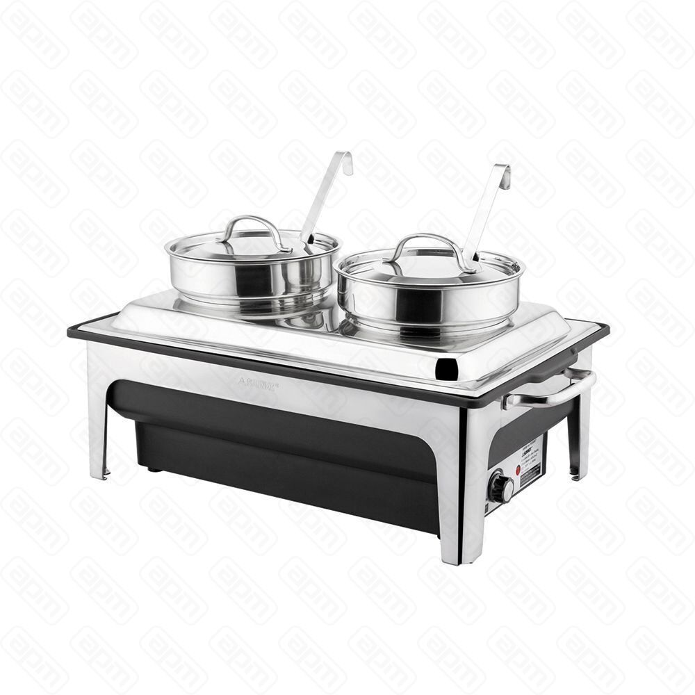 Мармит суповой электрический 2 отделения по 4 литра SUNNEX - PL