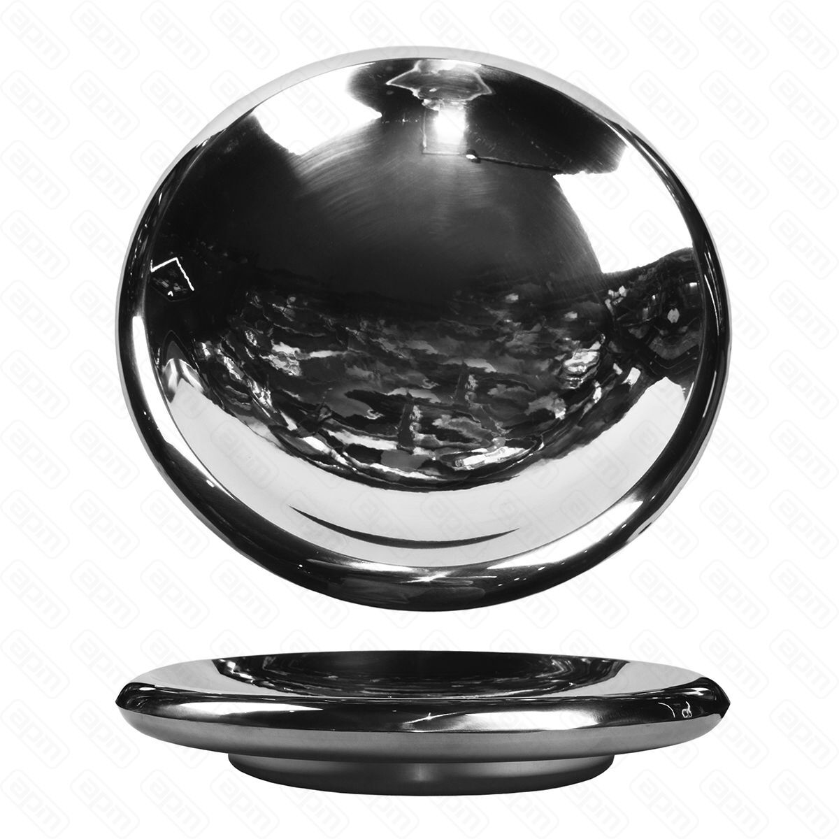 Блюдо металлическое круглое d 45 см для подачи морепродуктов PL Proff Cuisine