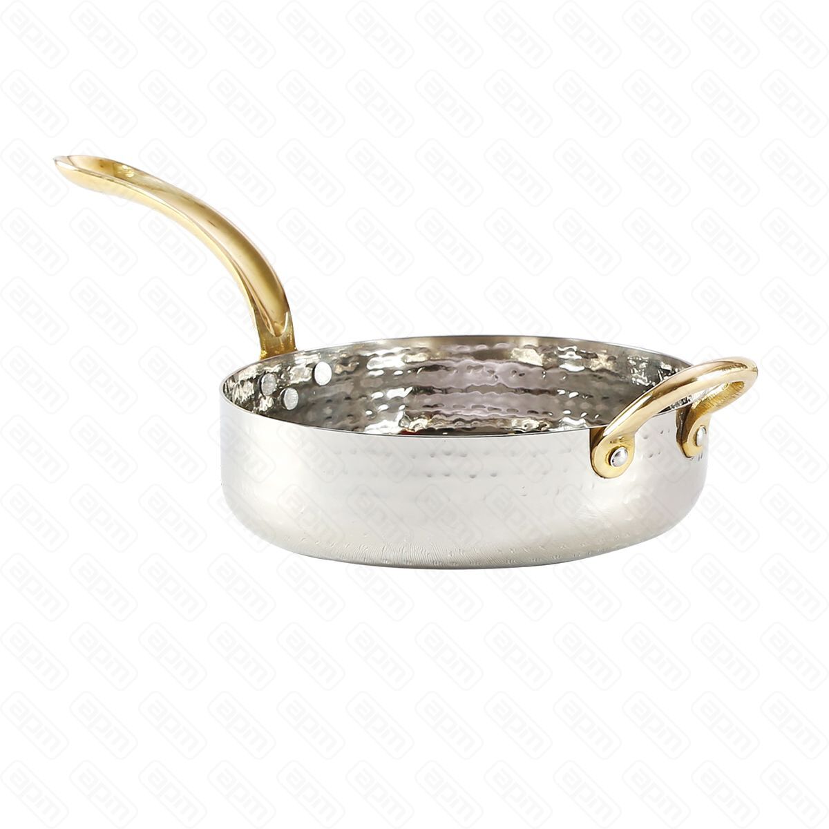 Сковорода порционная c ручкой 15545 см нержавейка PL Proff Cuisine